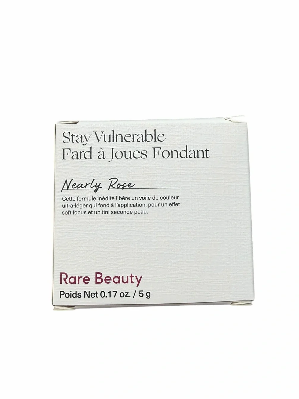 Rare Beauty Stay Vulnerable Melting Blush in Nearly Rose New